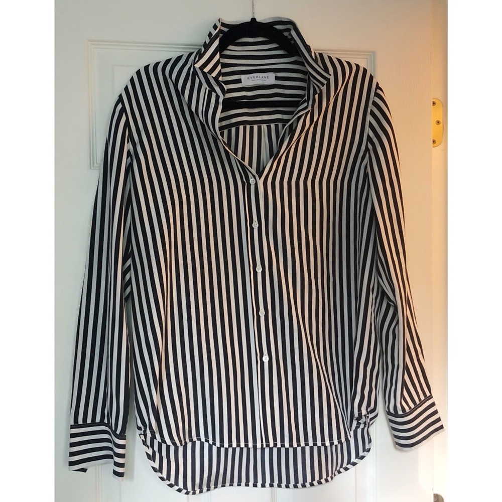 Everlane silk button down